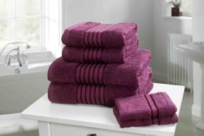 6 Piece 100% Cotton 500gsm Windsor Towel Set