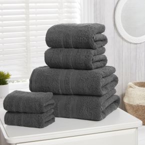6 Piece Camden 100% Cotton 500gsm Towel Set