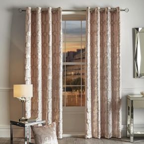 Caprice Home Claudette Eyelet Curtains 