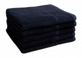 Musbury Chlorine Resistant Hairdressing Towels in Black Pack of 12